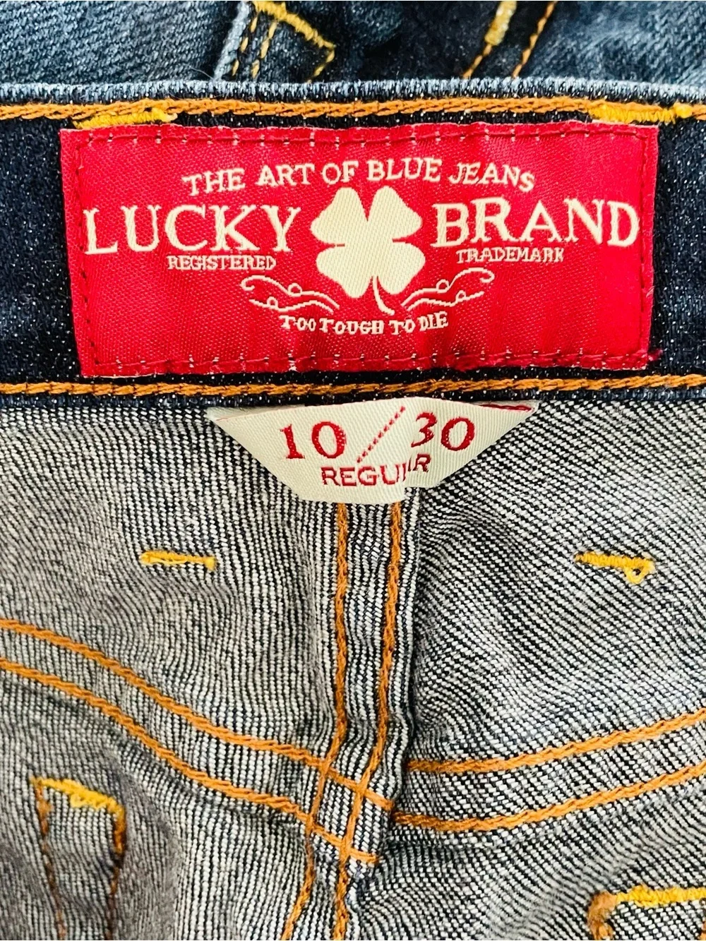 Lucky Brand Women's Straight Leg Dark Blue Jeans
